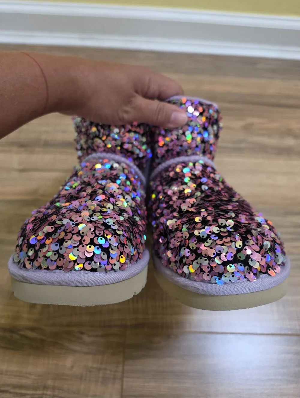 UGG Classic Mini Stellar Sequin Boots